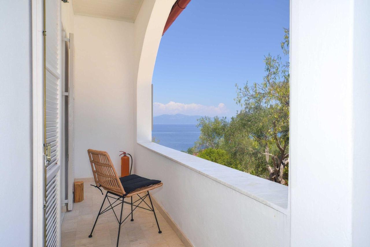 New! Paxoswhite Sea View Apartments & Studios! Гайос Екстериор снимка